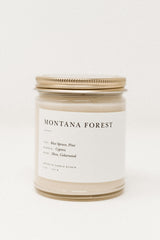 Montana Forest Minimalist Candle