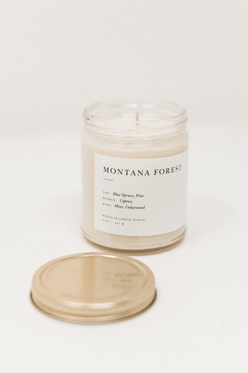 Montana Forest Minimalist Candle