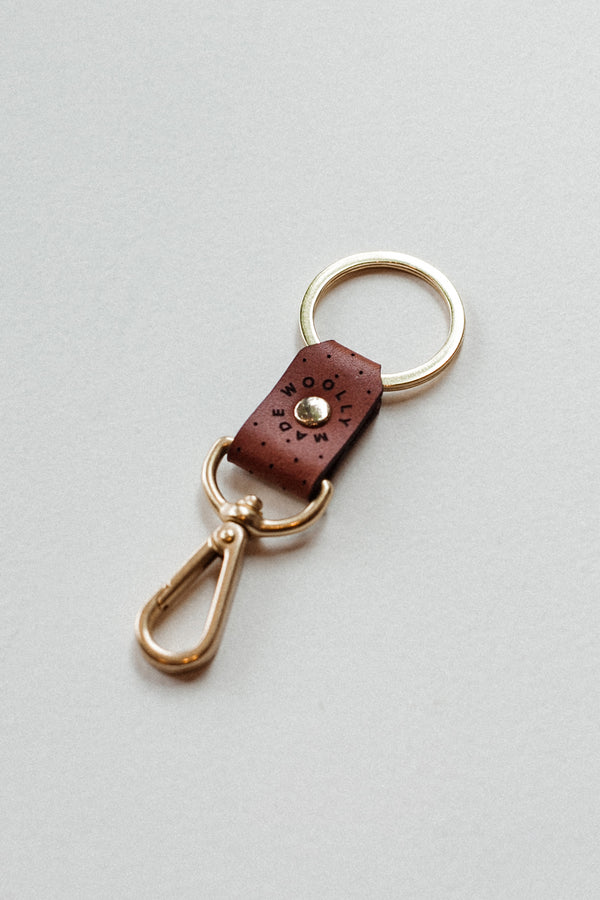 Swivel Keychain Brown