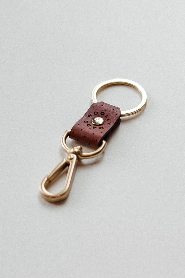 Swivel Keychain Brown