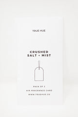 Crushed Salt + Mist Air Fragrance Card - Pack of 2