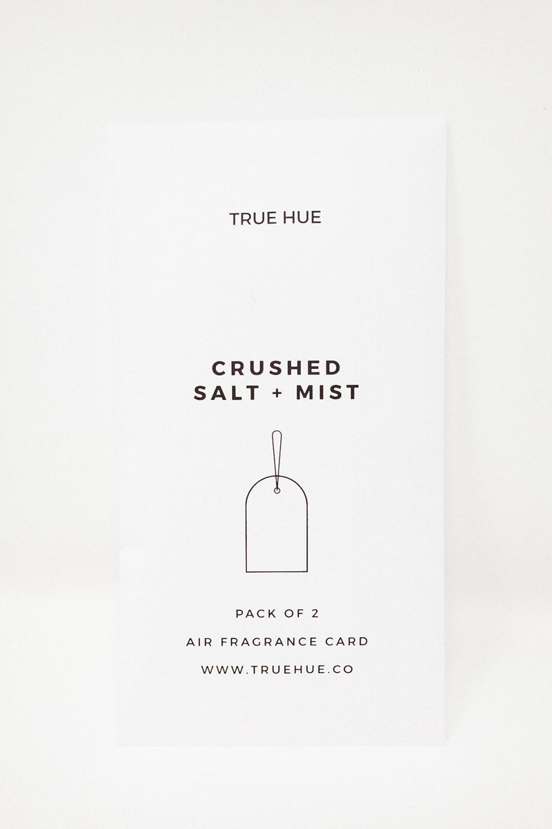 Crushed Salt + Mist Air Fragrance Card - Pack of 2