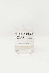 Dried Cedar + Moss Candle