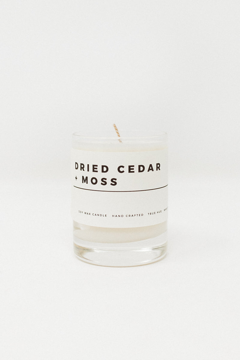 Dried Cedar + Moss Candle
