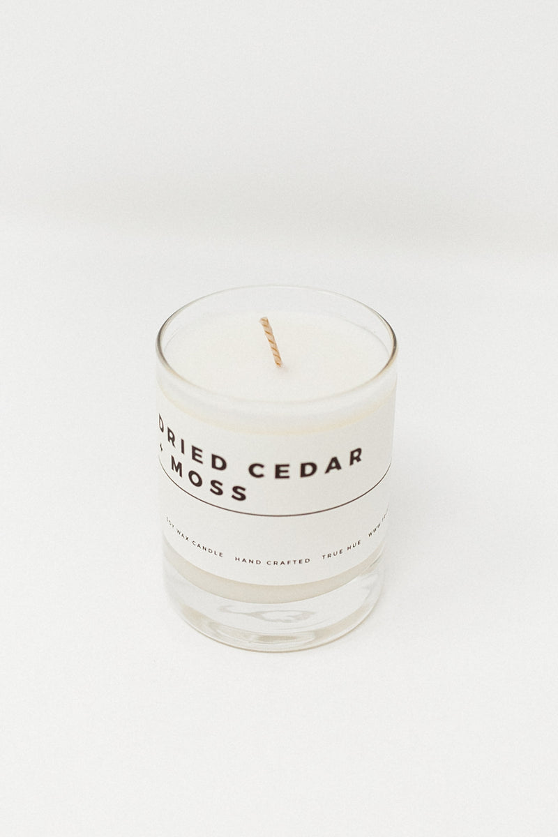Dried Cedar + Moss Candle
