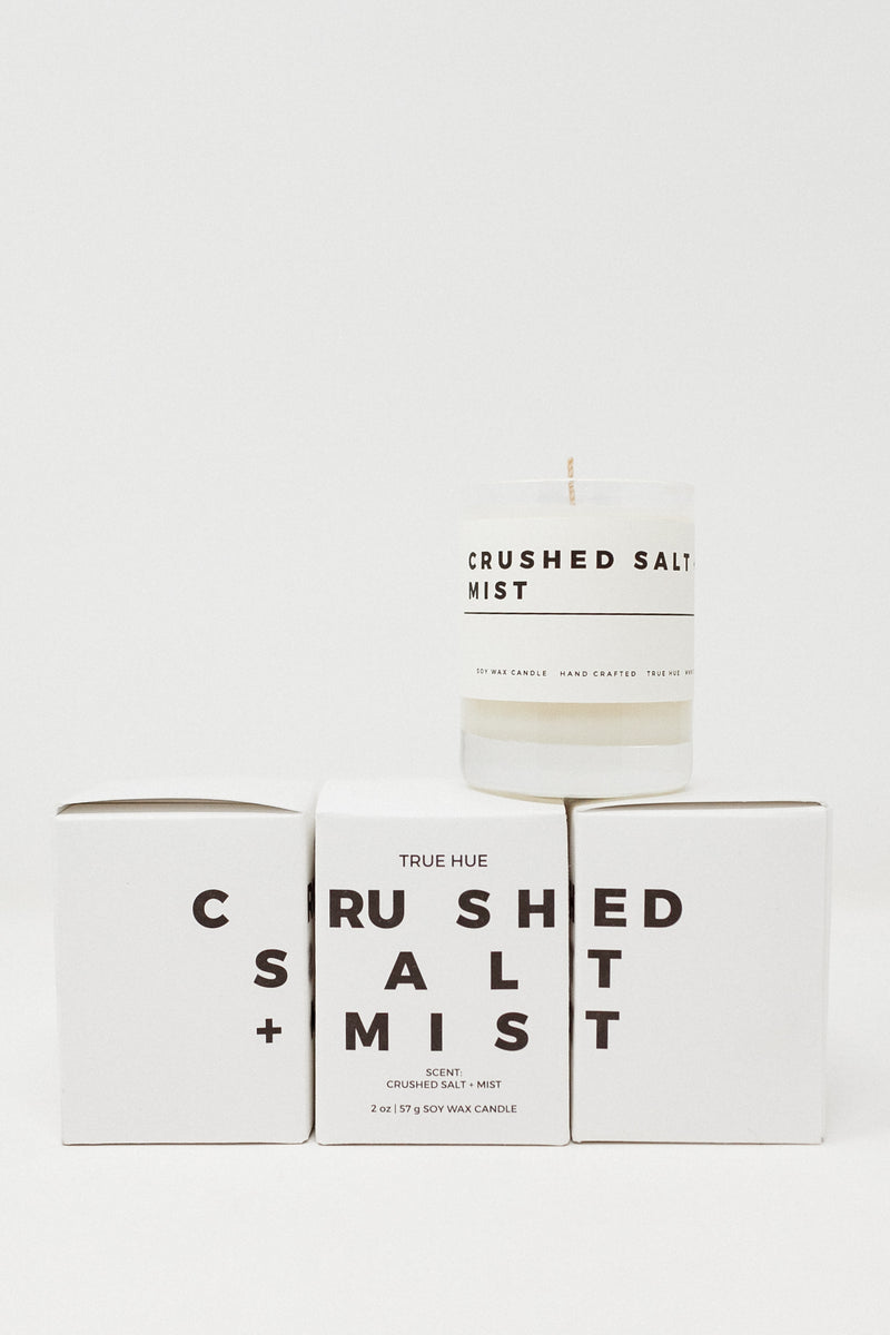 Crushed Salt + Mist Candle