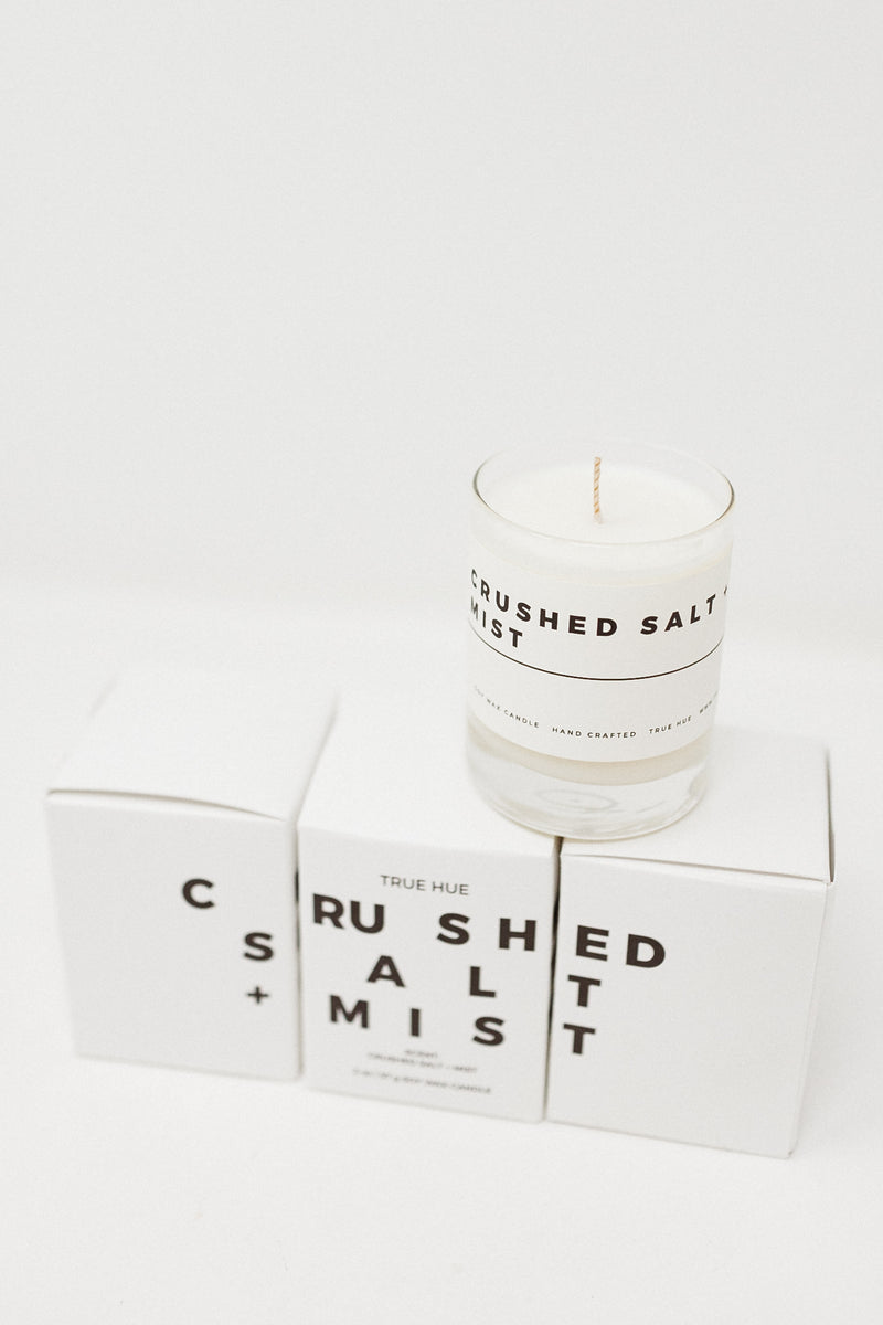 Crushed Salt + Mist Candle