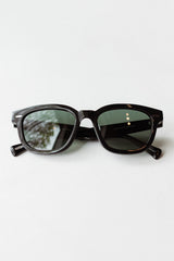 Myles Sunglasses Crystal Black / Green Polarized