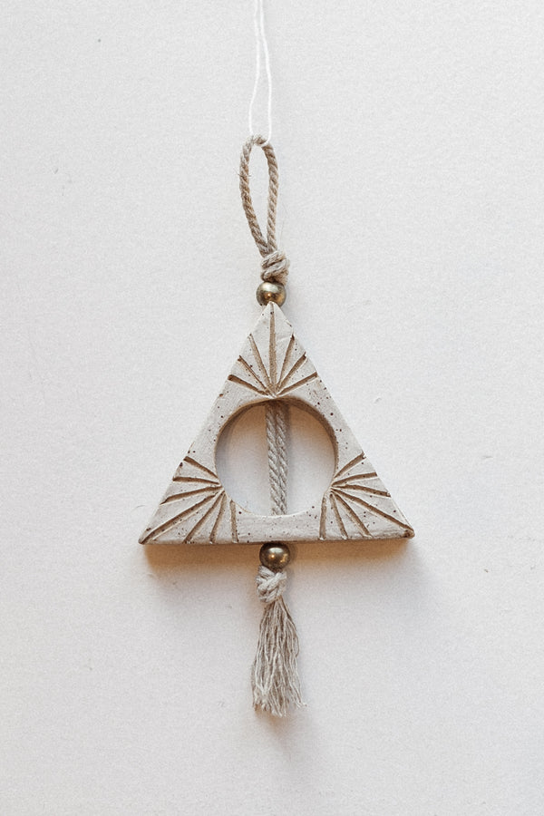 Triangle Cutout Ornament