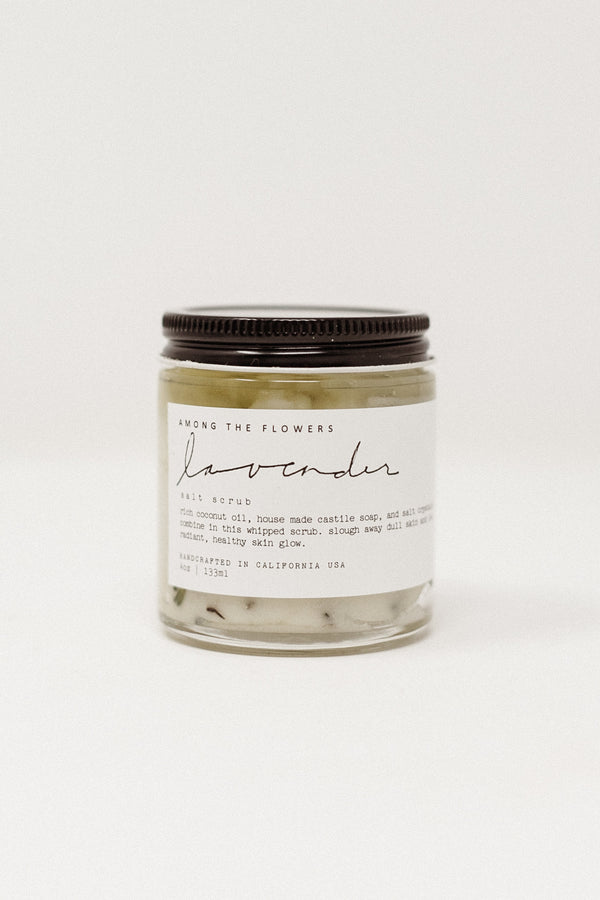 Lavender Salt Body Scrub