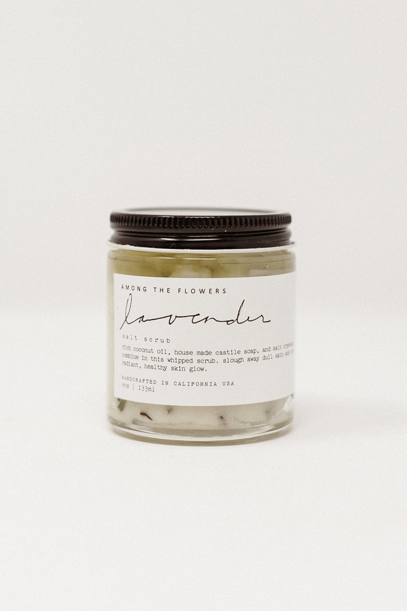 Lavender Salt Body Scrub