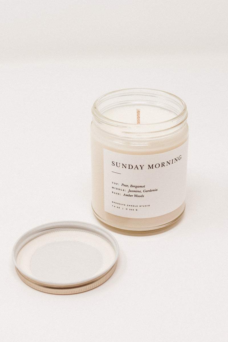 Sunday Morning Minimalist Candle
