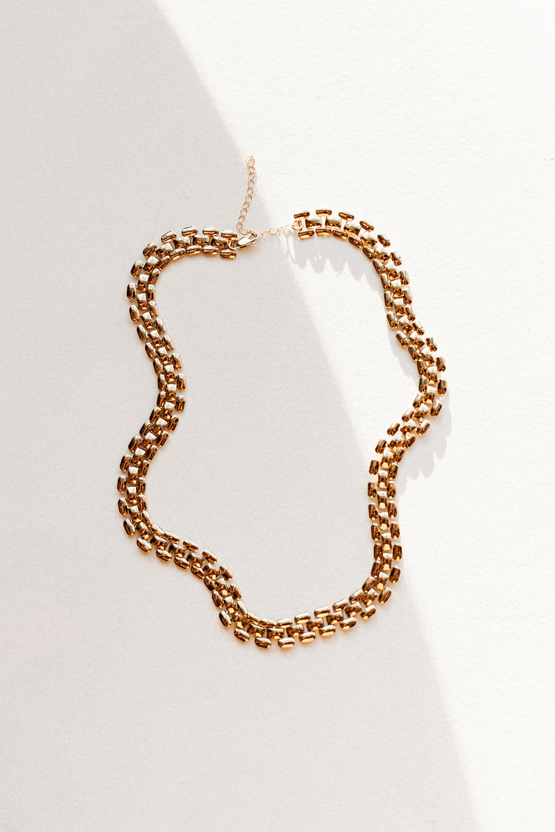 Brick Chain Necklace
