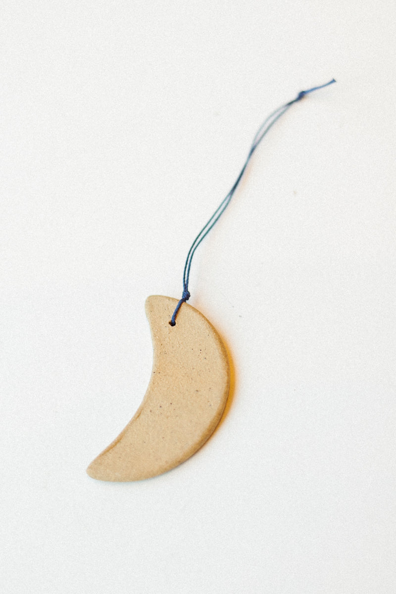 Moon Ornament Speckled Goldstone