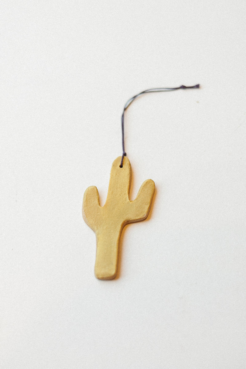 Cacti Ornament Mustard