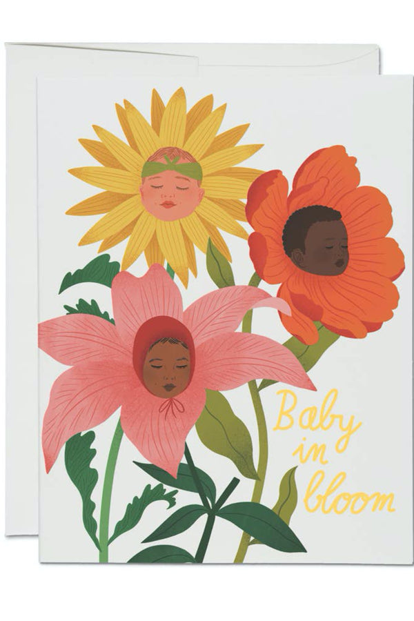 Baby in Bloom Card