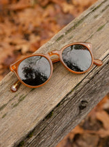 Remmy Sunglasses Honey / Bottle Green