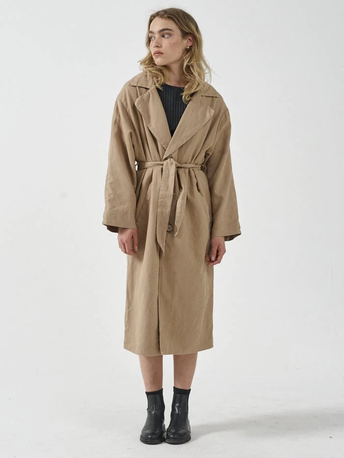 Discovery Trench Coat Faded Khaki