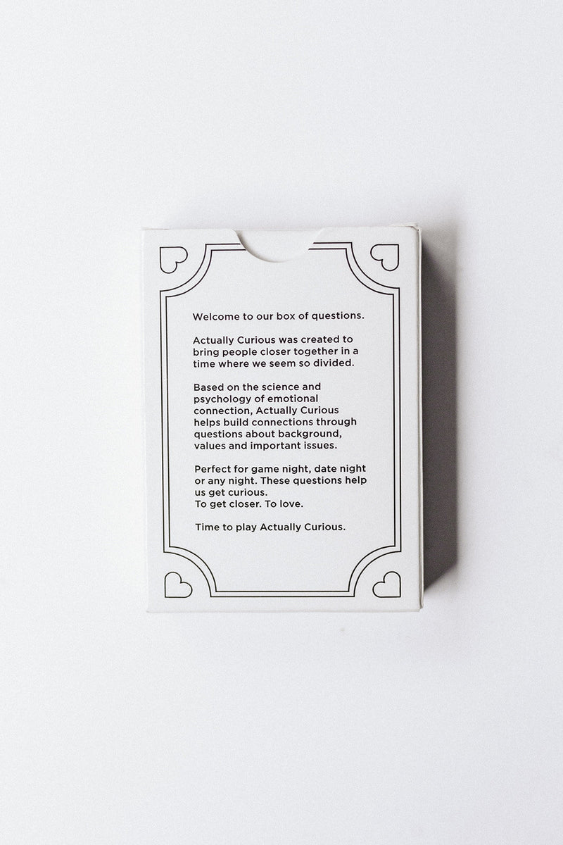 Actually Curious Card Deck Curiosity Edition