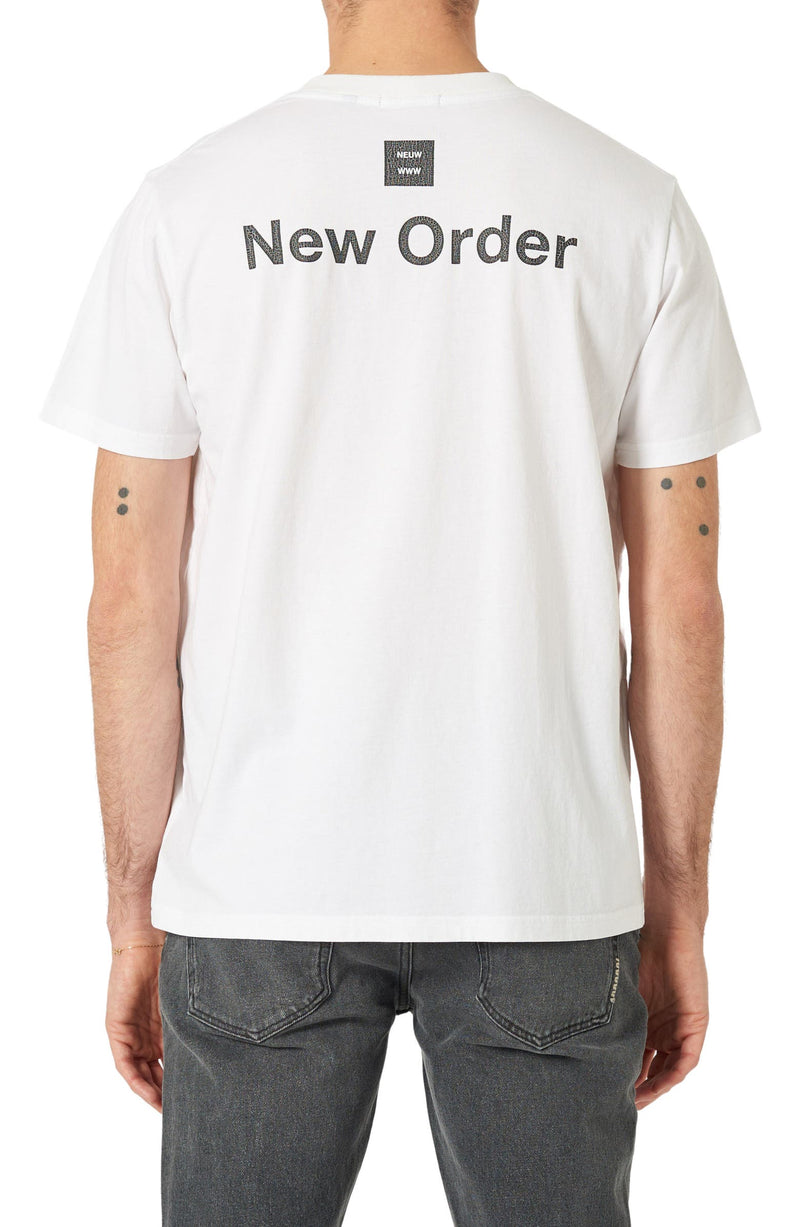 New Order Roses Tee White