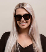 Breya Recycled Black/ Smoke Polarized