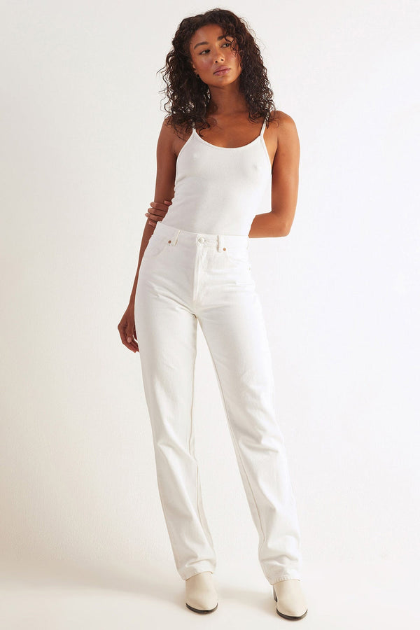 Classic Straight Jean Vintage White