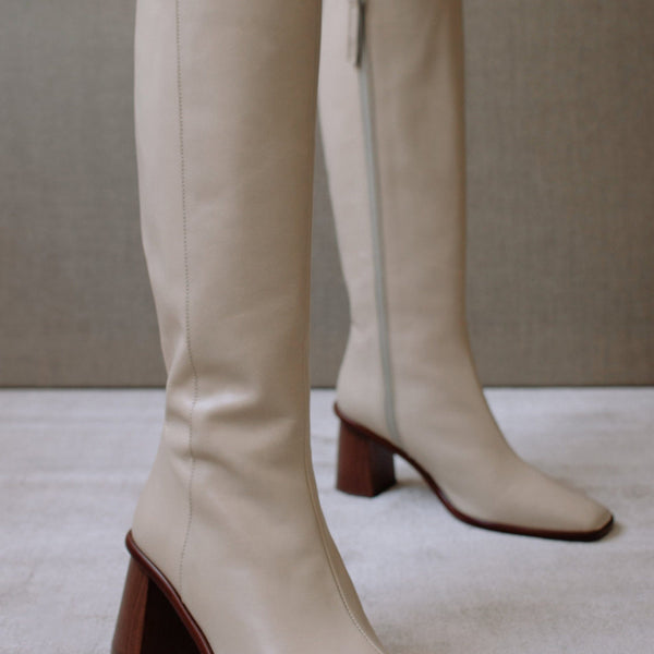 【関税込み】off-white Stivaletto 'Spring' east-off-white-boots-alohas-