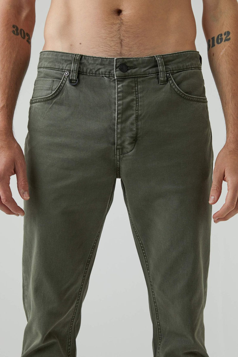 Lou Slim Twill Military