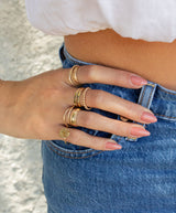 Bold Orb Stack Ring
