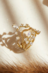 Clara Ring White Topaz